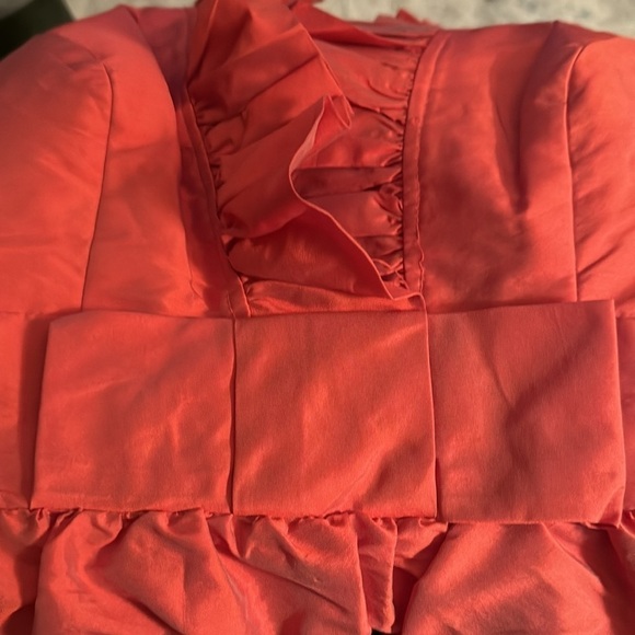 Alfred Sung ruffle Halter Retro style D470 special occasion dress Sz 6 - Picture 6 of 9